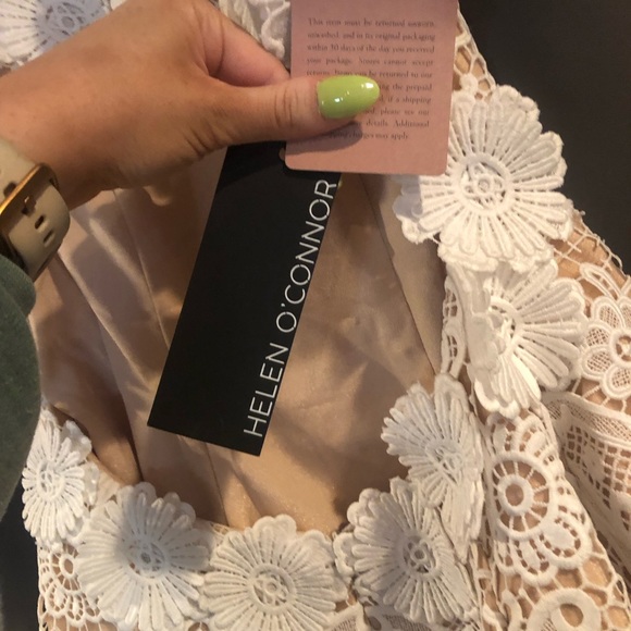 Helen O’Connor Daisy Dress Ivory | Anthropologie Mini & Tunic Dresses - Picture 6 of 7